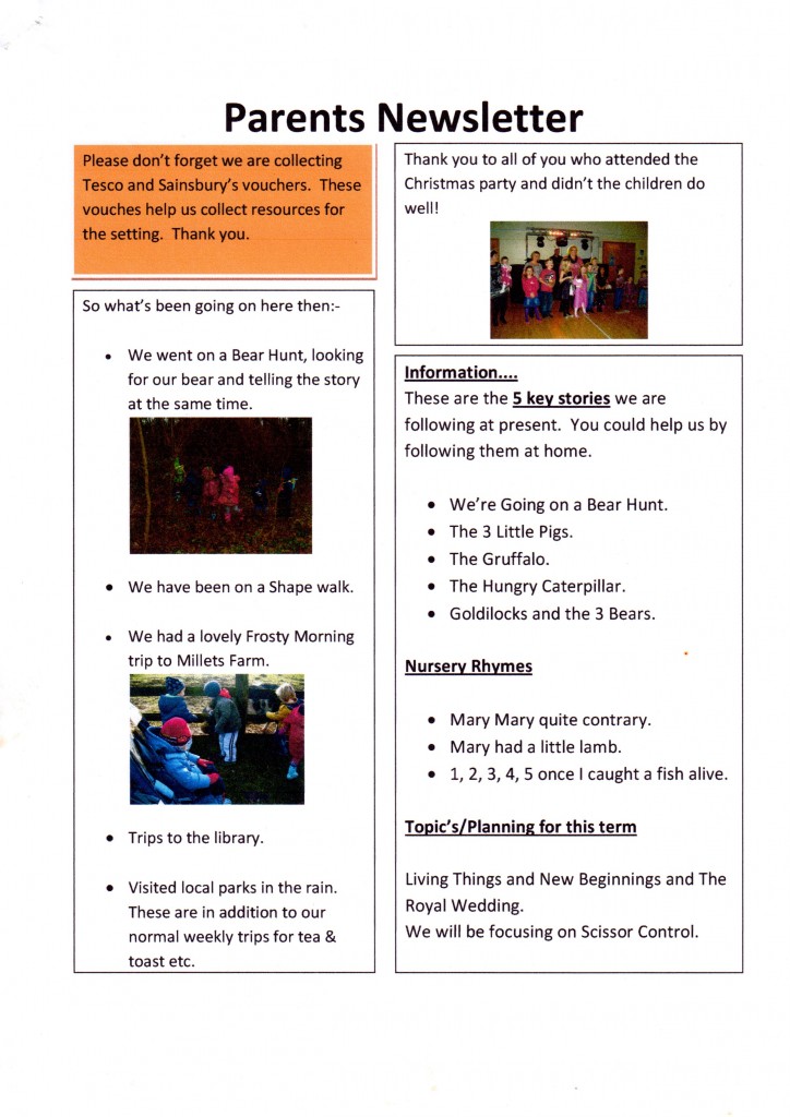 Newslettter Feb 2011 Page 1 of 2